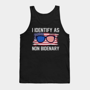 I Identify As Non Bidenary 4th Of July Tank Top